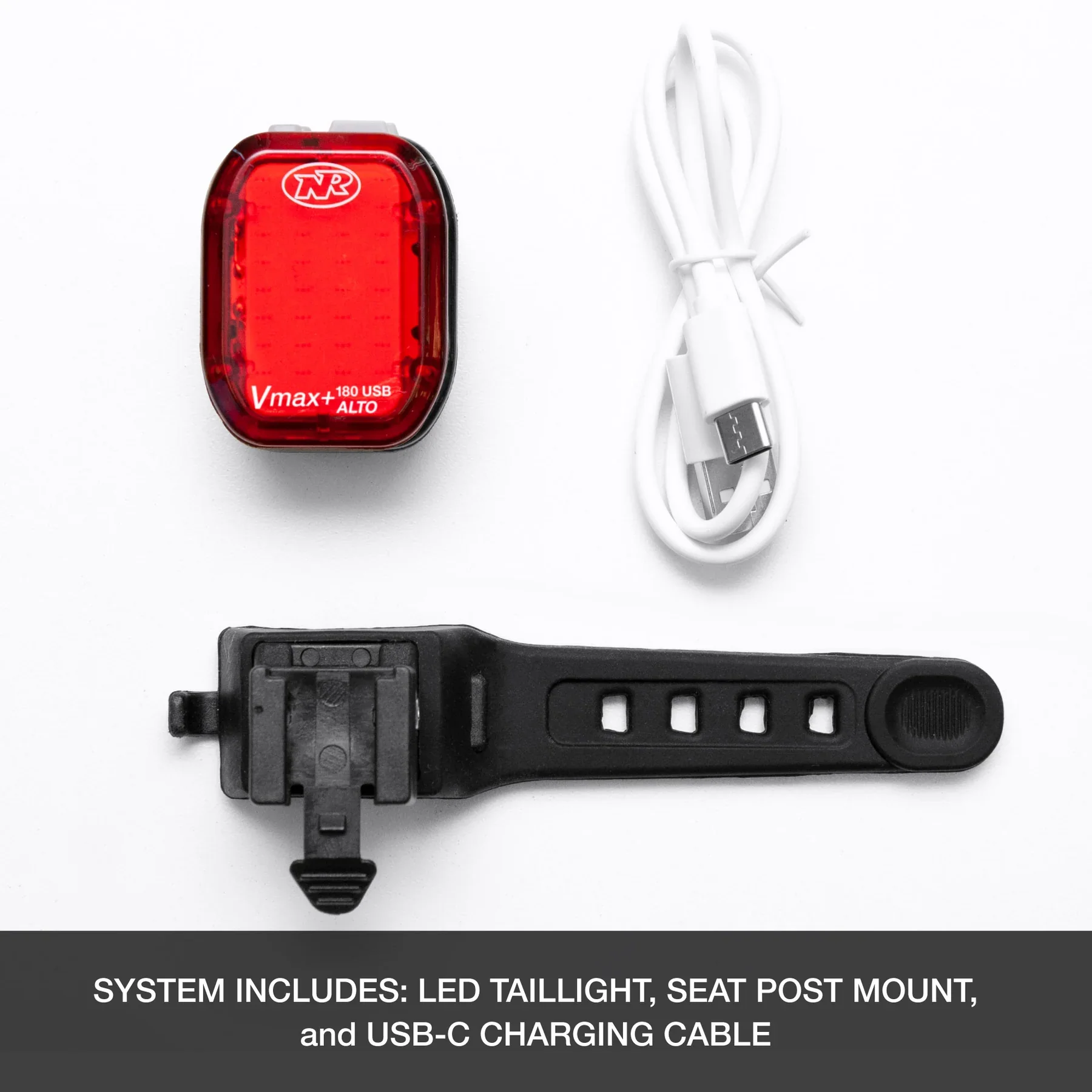 NiteRider Vmax+ 180 ALTO USB-C Rear Light with Brake Sensing - Image 9
