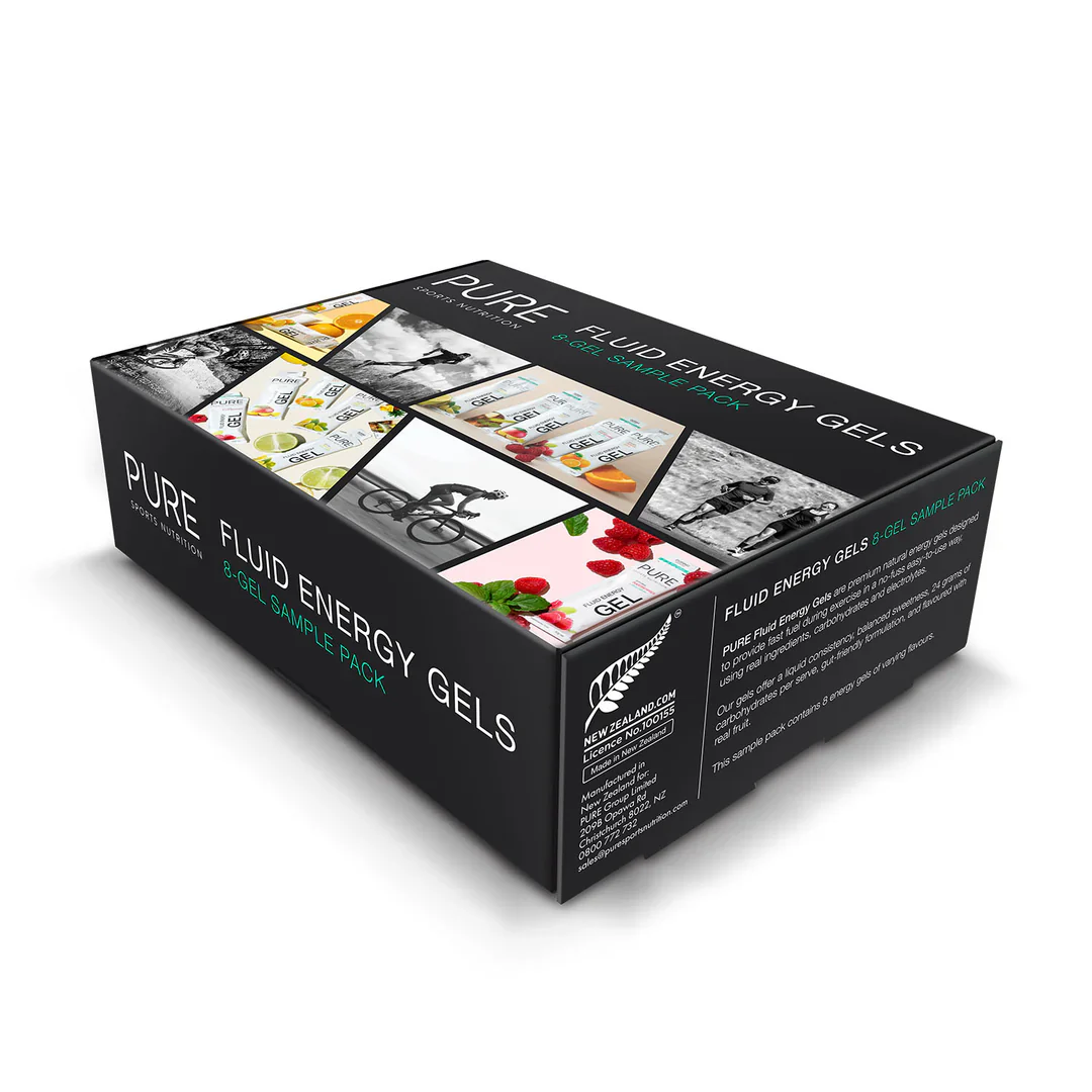 PURE Fluid Energy Gel - Sample Pack - 50g - 8 Energy Gels - Image 3
